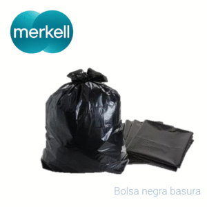 Bolsa negra para basura plana